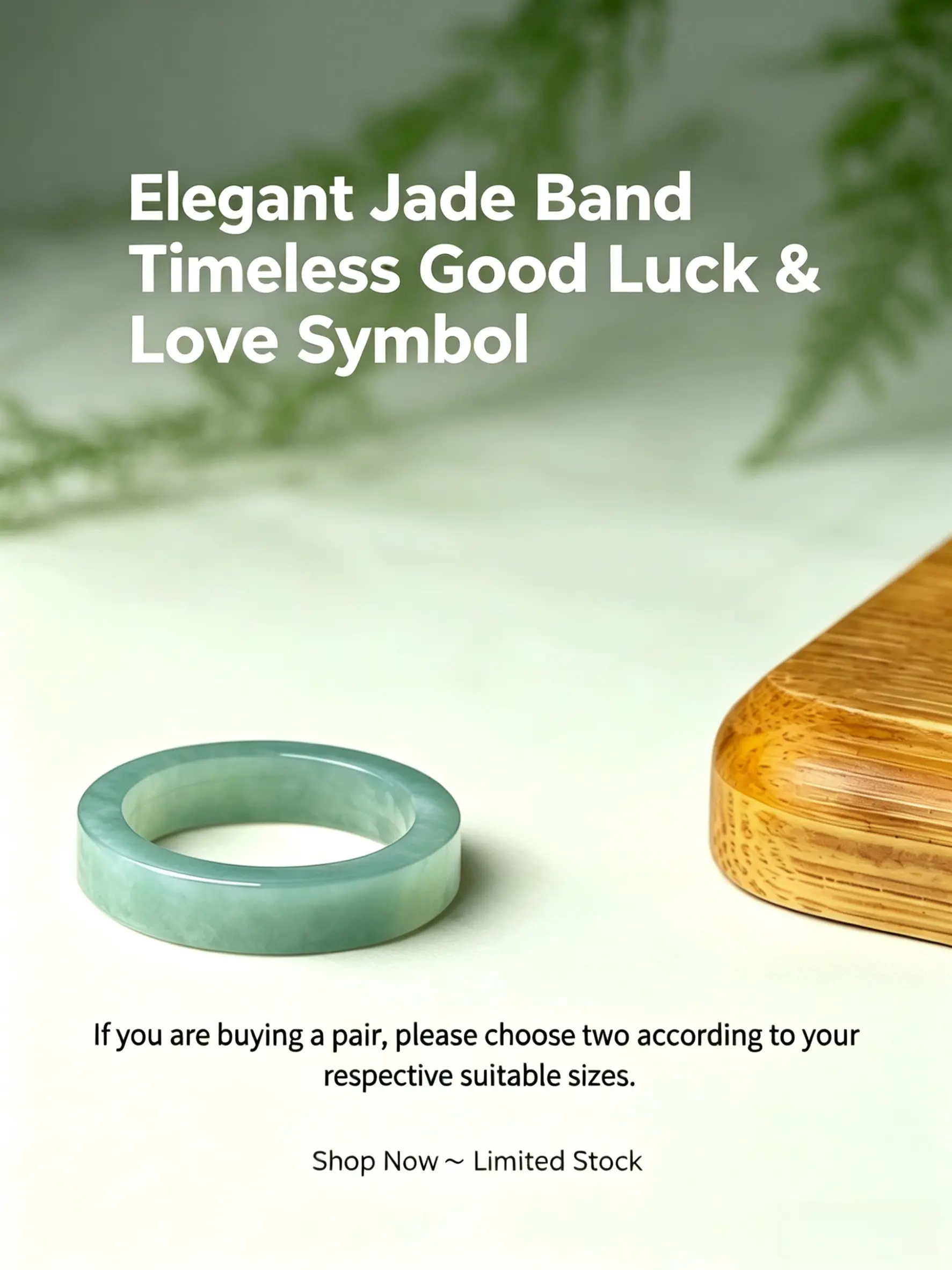 Natural Jadeite Elegant Square Ring, Couple Love Ring, Chinese Style Chinese Influence Feng Shui Good Luck Symbol Jewelry, Perfect Gift Versatile Gifting for Couples, Parents, Father's Day, Birthday