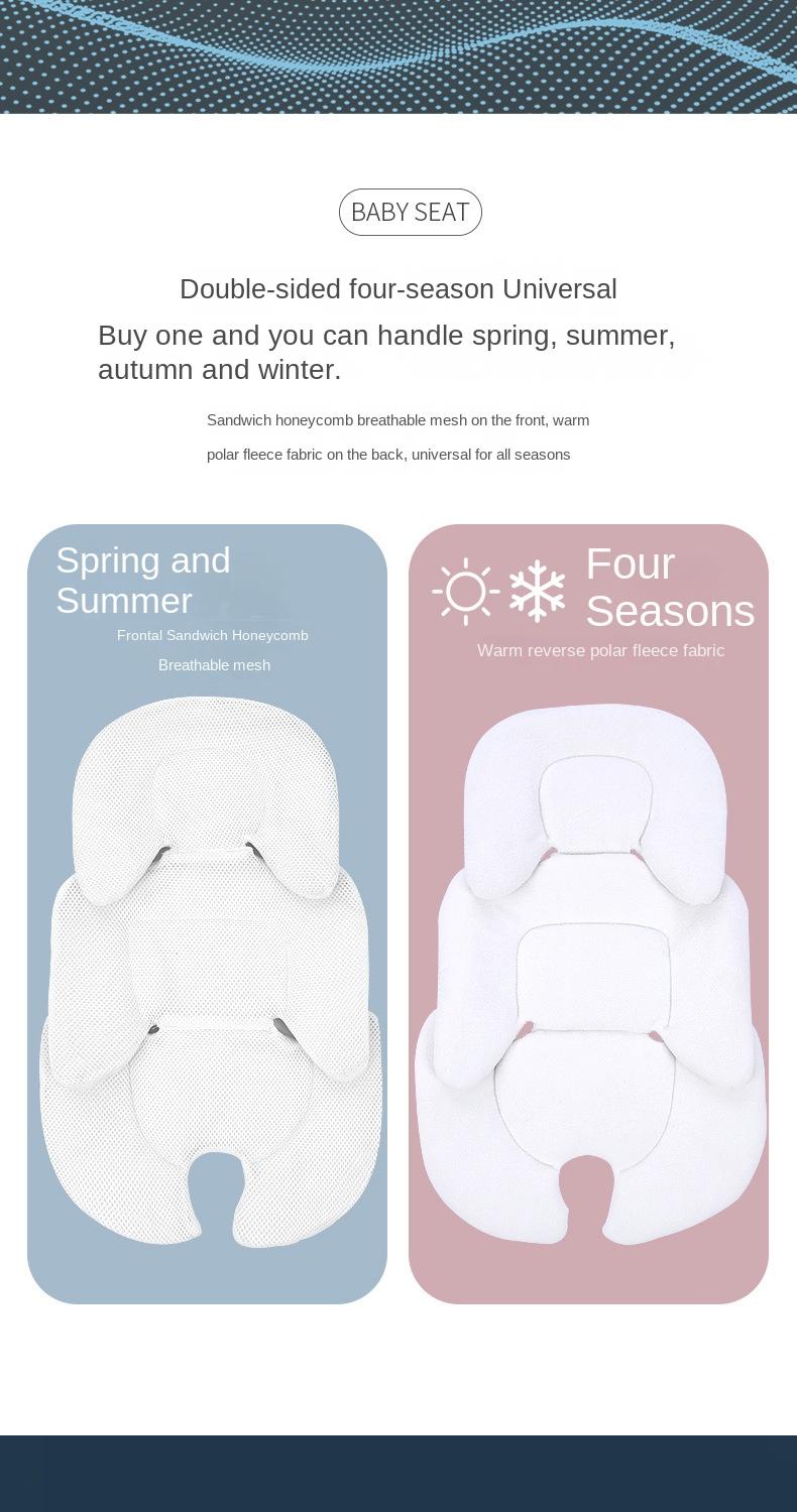 Baby Stroller Seat Pad Universal Multifunctional Double Sided Baby Car Seat Cushion Kids Cart Mattress Mat Stroller Accessories