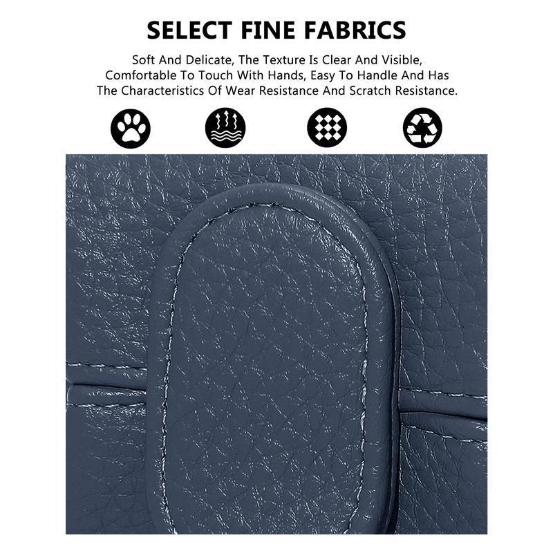 Solid-Color Mini Coin Storage Purse Leather Change Purse For Women Buckle Key Earphone Storage Bag For Outgoing Shopping