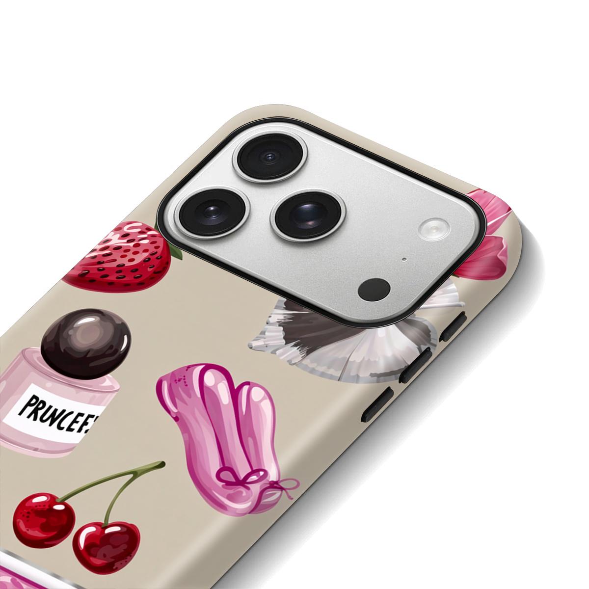 Pink Ballet & Bow Charm Design Phone Case TPU for iPhone 17 Pro Max/16 Pro Max /15Pro Max 15/14/13/12 & Samsung S26 /S25Ultra Tiktok Hot Selling