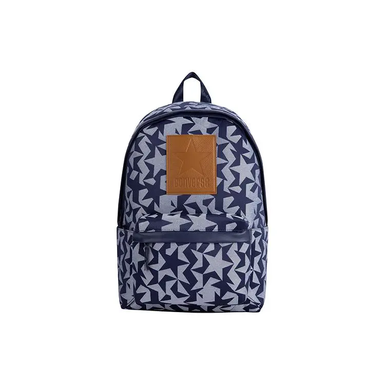 Converse 15L Retro Fashion Polyester Backpack for Men and Women, Navy Blue