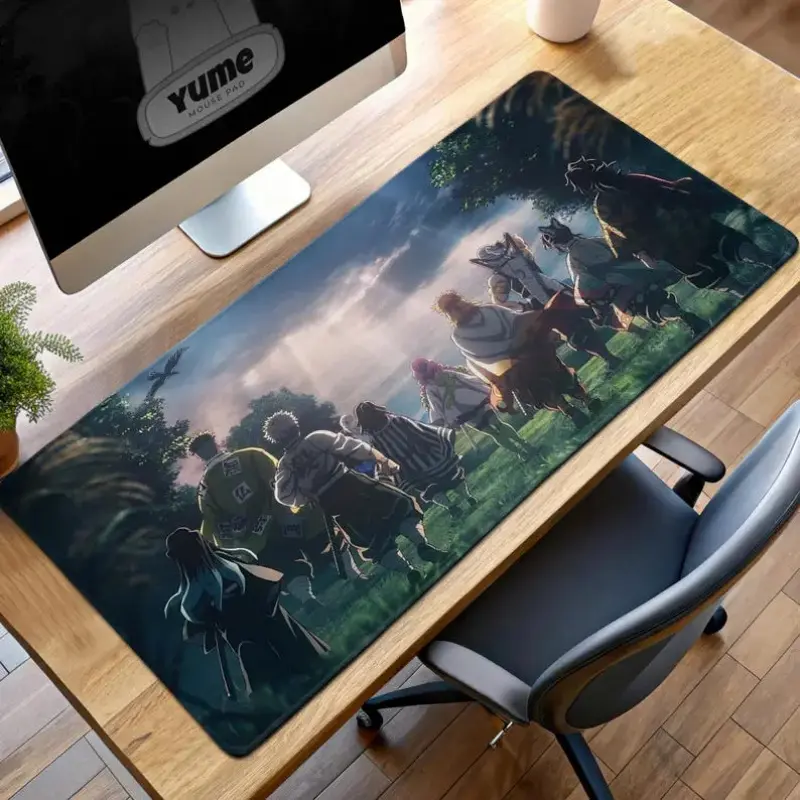 Hashira Demon Slayer Gaming Mouse Pad, Anime Desk Mat Featuring Pillars, Kimetsu no Yaiba Gift for Gamers and Anime Fans, Desk Accessory