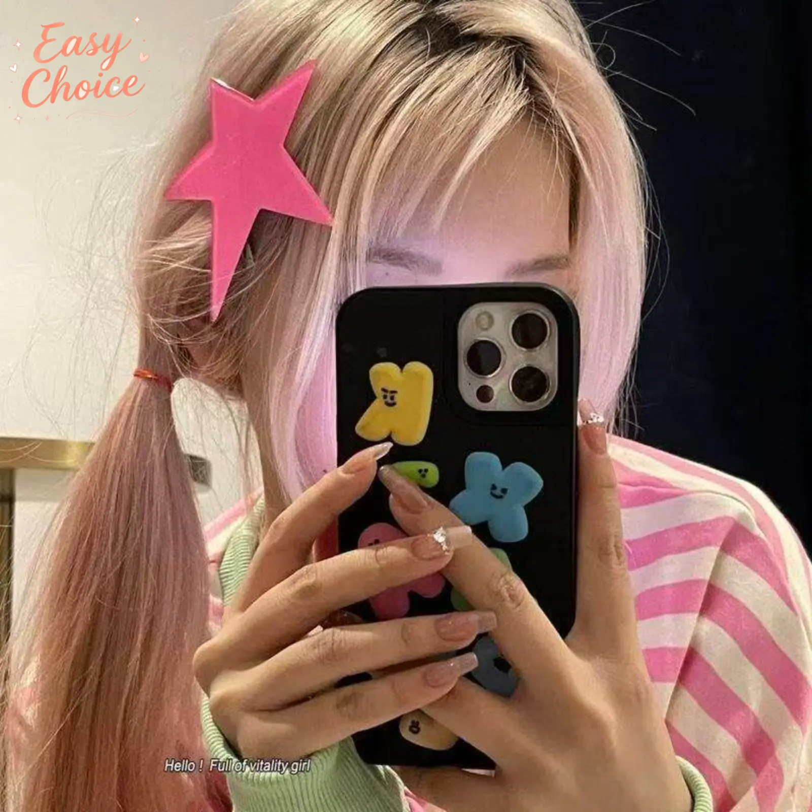 2Pcs/1Pcs Photo‑Ready Irregular Star Hair Clips, Ins Y2K Spicy‑Girl Style Hair Barrettes, Versatile Bang Hair Pins for Trendy Daily Outfit & Selfie Shooting