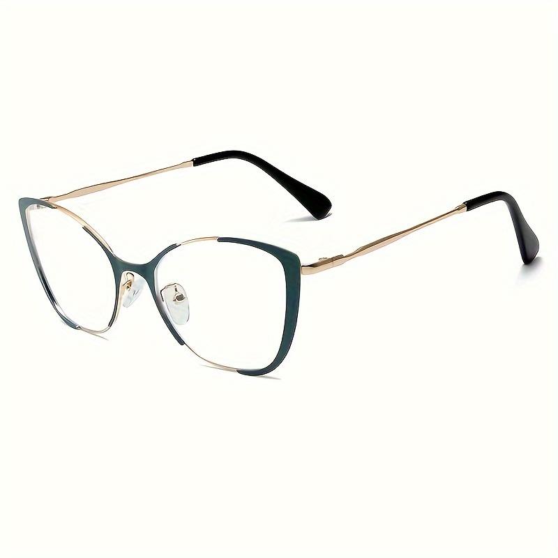 Free shipping Fashion Metal Cat Eye Flat Light Glasses Women's Glasses Festival Accessories Glasses