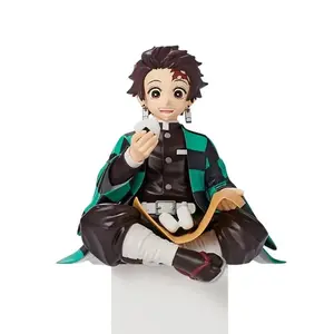 Anime Demon Slayer Action Figures Tanjirou Tomioka GiyuuZenitsu Kochou Nezuko Anime Figure Collect Kid Doll Toys for Children SS