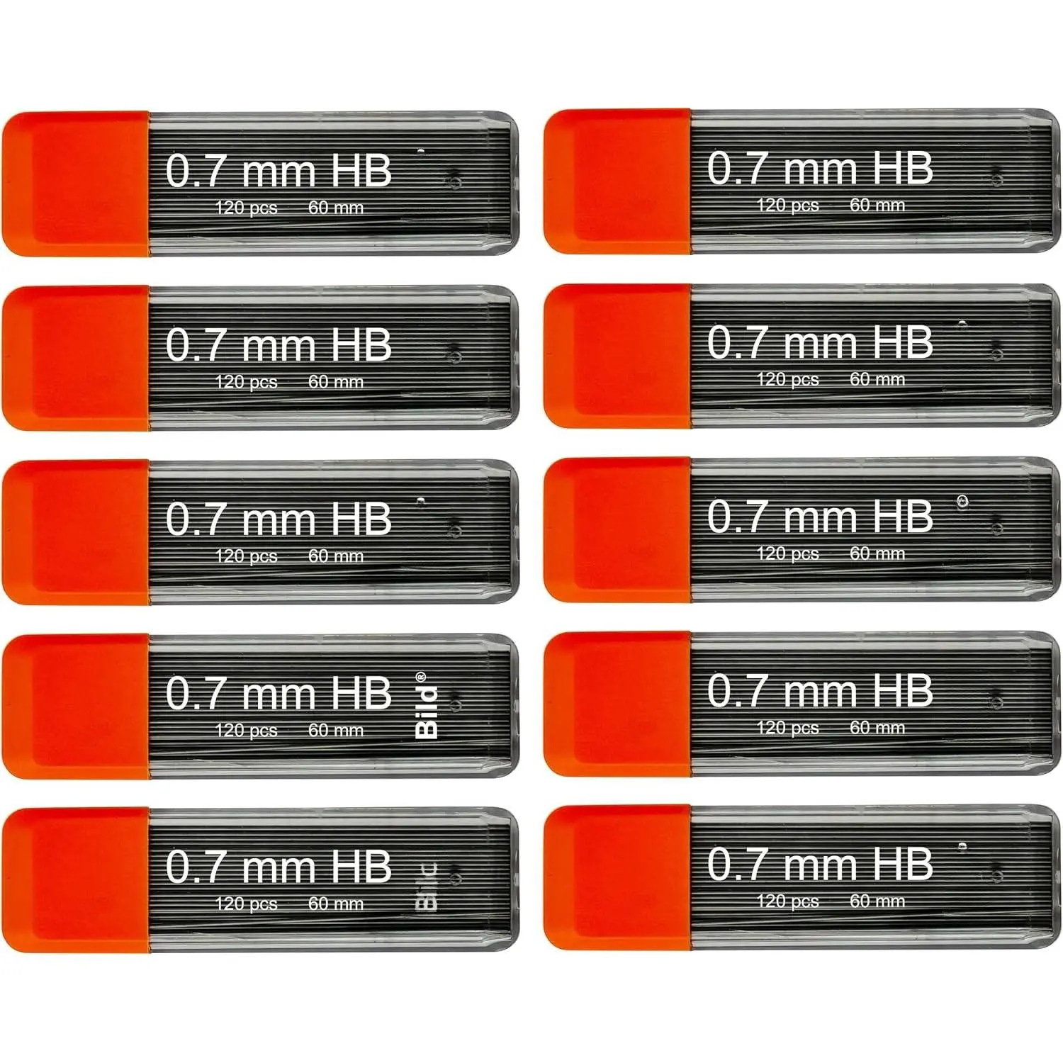 1200  0.7 Lead Refills for Mechanical Pencils (HB , 0.7 mm) | Break-Resistant #2 HB 0.7mm Lead Refills | Fits  0.7mm Mechanical Pencils | Smooth Dark Graphite for School & Office