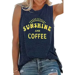 Womens Tank Tops Summer T Shirts Sleeveless Casual Loose Tunic Blouses 2026