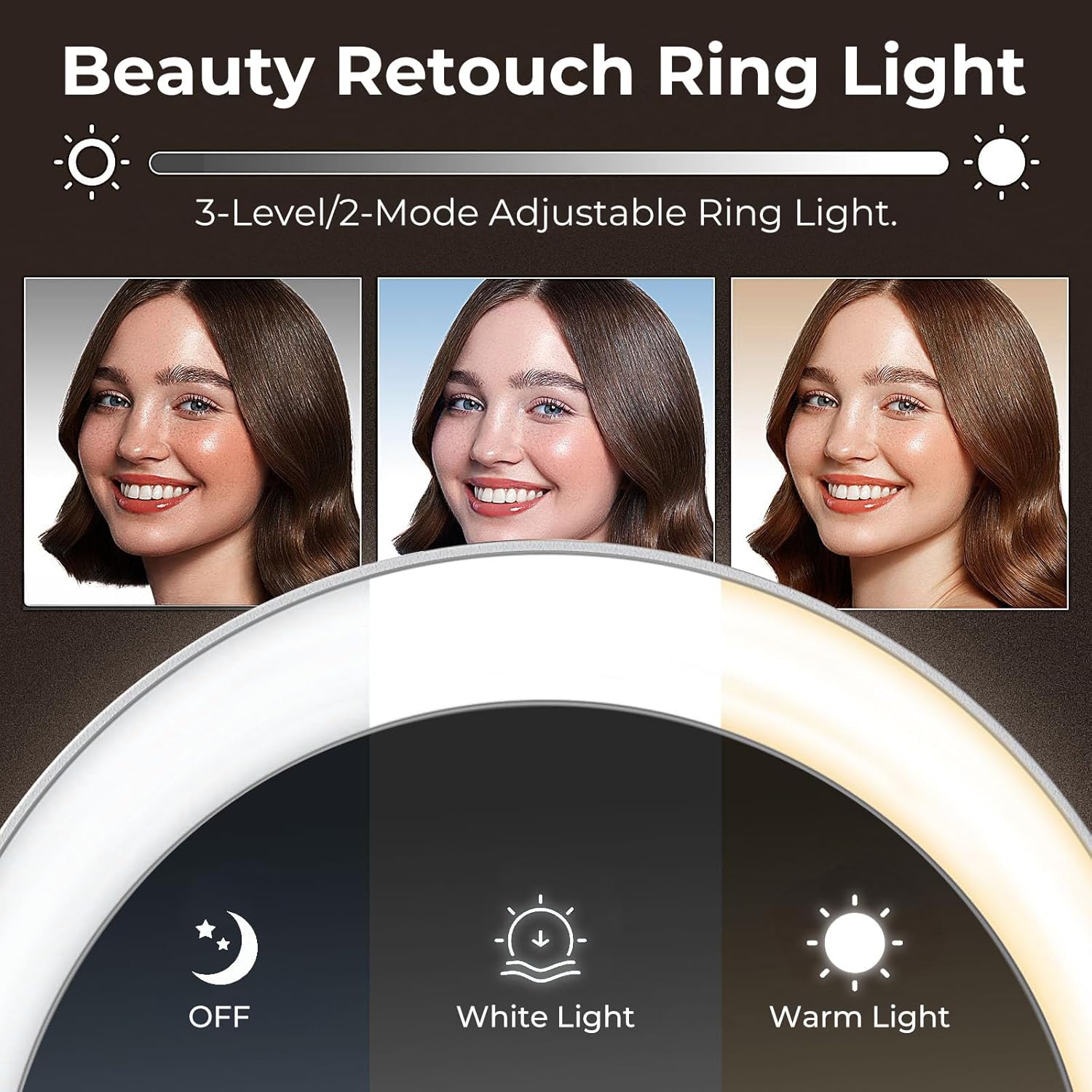 Webcam for PC with Microphone & Light &  Cover, Web Camera for Desktop /Laptop//, USB Streaming Camera for Zoom/Skype/Teams/Video Calling/Studying and Conference