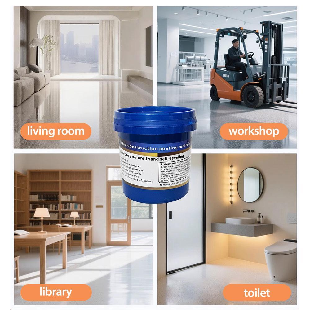 Self-application Epoxy Sand Floor Paint that dries quickly, is safe and durable Self-application Epoxy Sand Floor Paint that dries quickly, is safe and durable