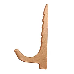 10-Pack Heavy Duty J-Shape Pipe Hooks - Pure Metal (1/2" x 3/4", C23-050HC) - Suitable for Pipes, HVAC, Construction - Secure Hanging and Fixing - Durable for Professional and DIY Projects
