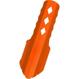 Ultralight Backpacking Trowel, Orange Aluminum Small Shovel and Potty Multitool with Longer Handle for Hiking, Camping, Survival Bags, Backpacking, Outdoor Digging and Emergency Gear