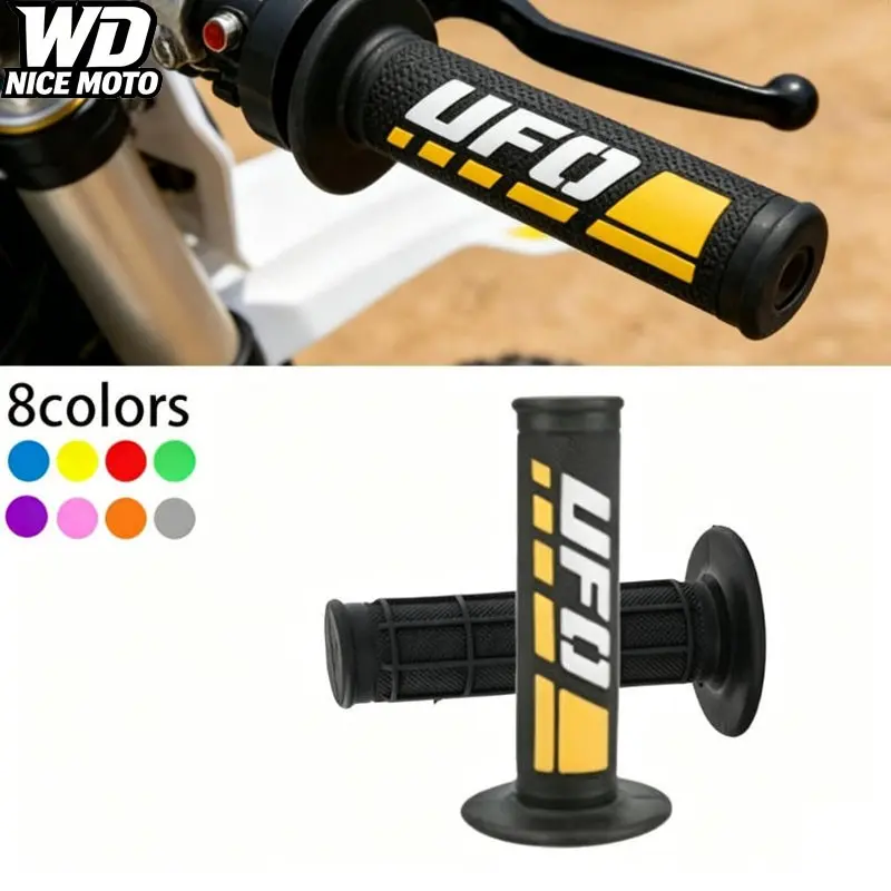 Wd Nice Moto Motorcycle Rubber Grips, 7/8 in 22mm 24mm, Racing Motocross Handlebar, Universal Accessories, Dirt Bike Off-Road Gel Hand Grip