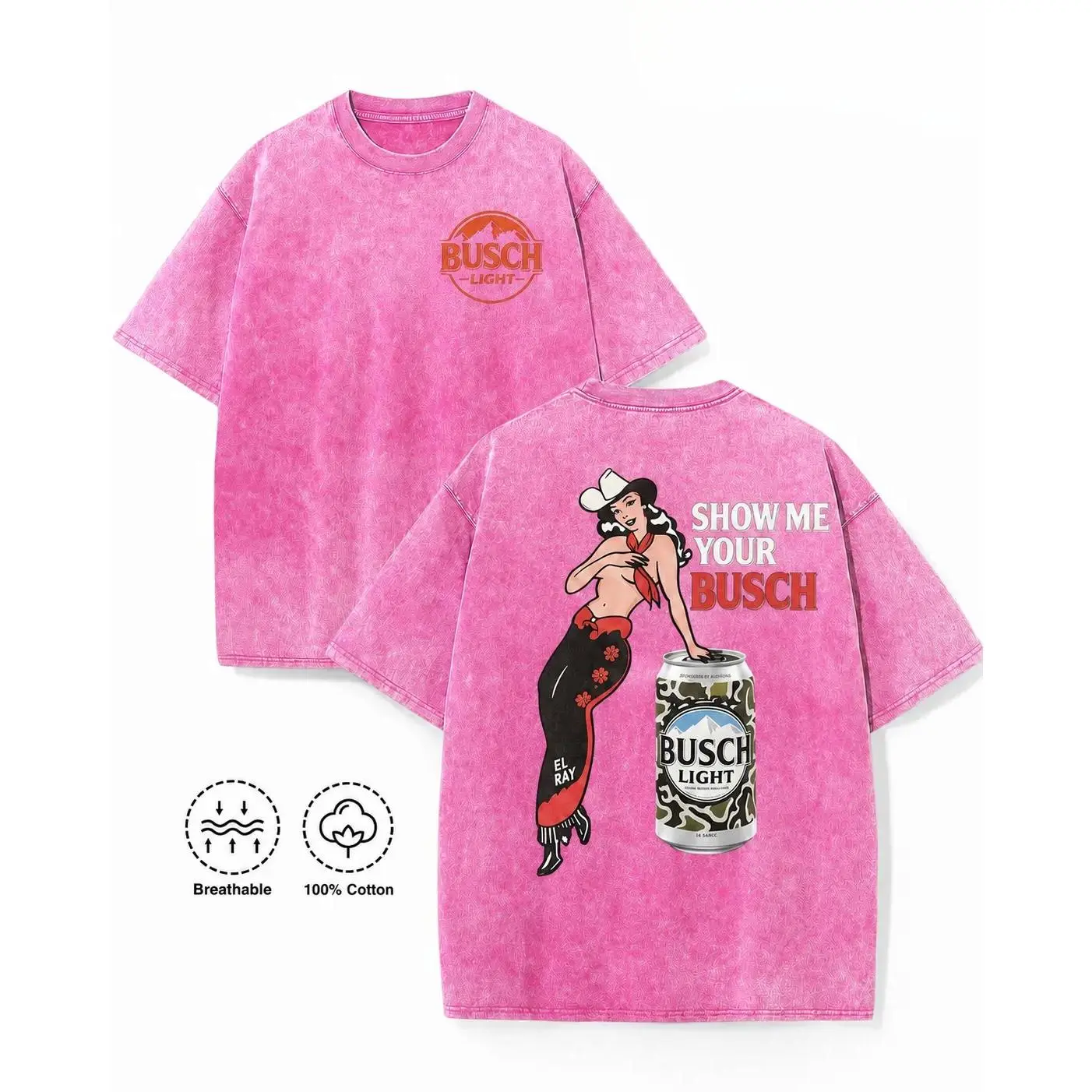 Unisex, 100% cotton denim girl drinking pattern T-shirt Y2K aesthetic summer streetwear washed black T funny men and women casual street style short sleeved trendy top pickled loose casual shirt.