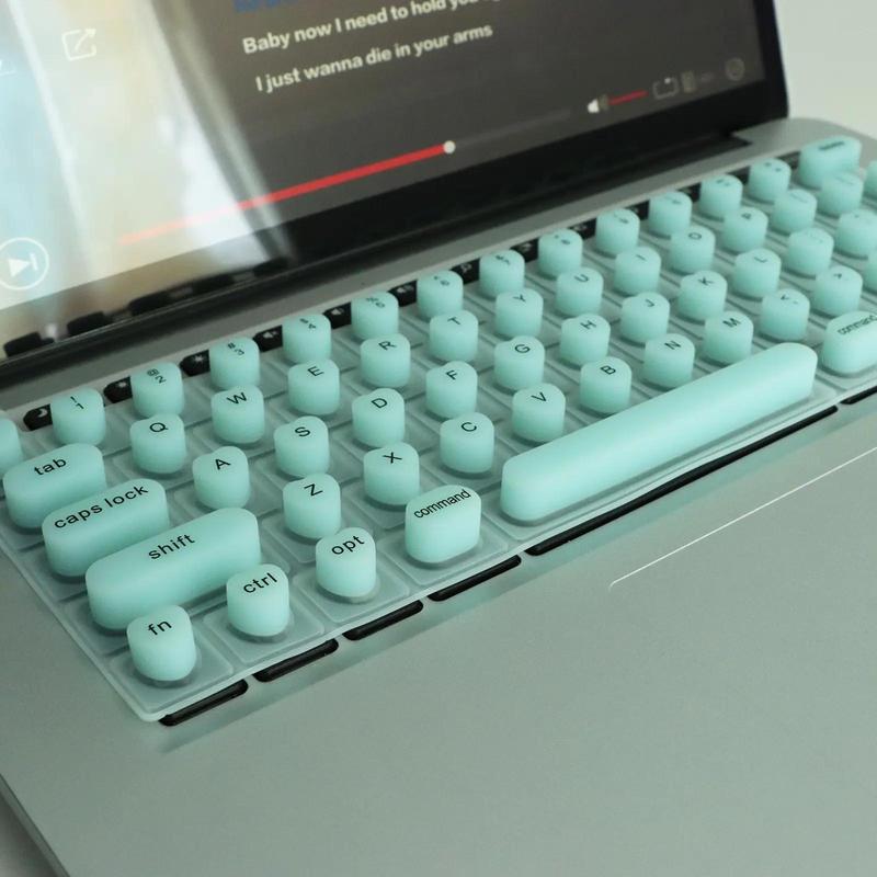 3D Silicone Keyboard Protector for Nail Art Typing, Foldable and Durable Design for Easy Storage, Great for Office and Home Use