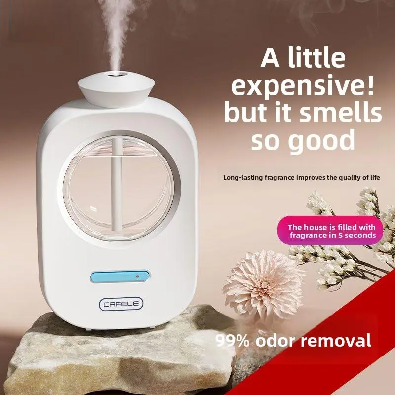 Automatic Aromatherapy Machine Air Humidifier Aroma Diffuser Long-lasting Fragrance Suitable for Room and Bathroom Odor Eliminator Essential Oil Diffuser
