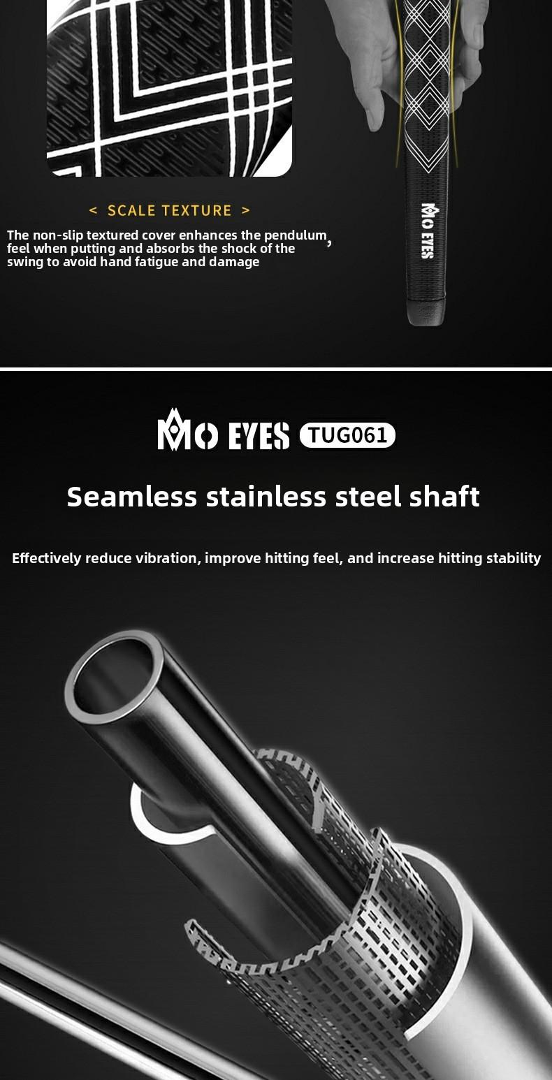MO EYES Golf Putter - Men's Single Club (S20C Soft Iron Forged) - High Stability Model