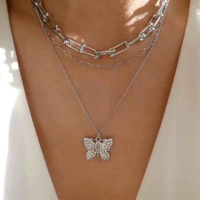 Loveden Retro Look Alloy Chain Bracelet - Buy 1 Selected Piece, Get 1 Random Neck Accessory Free, Bracelet + Neck