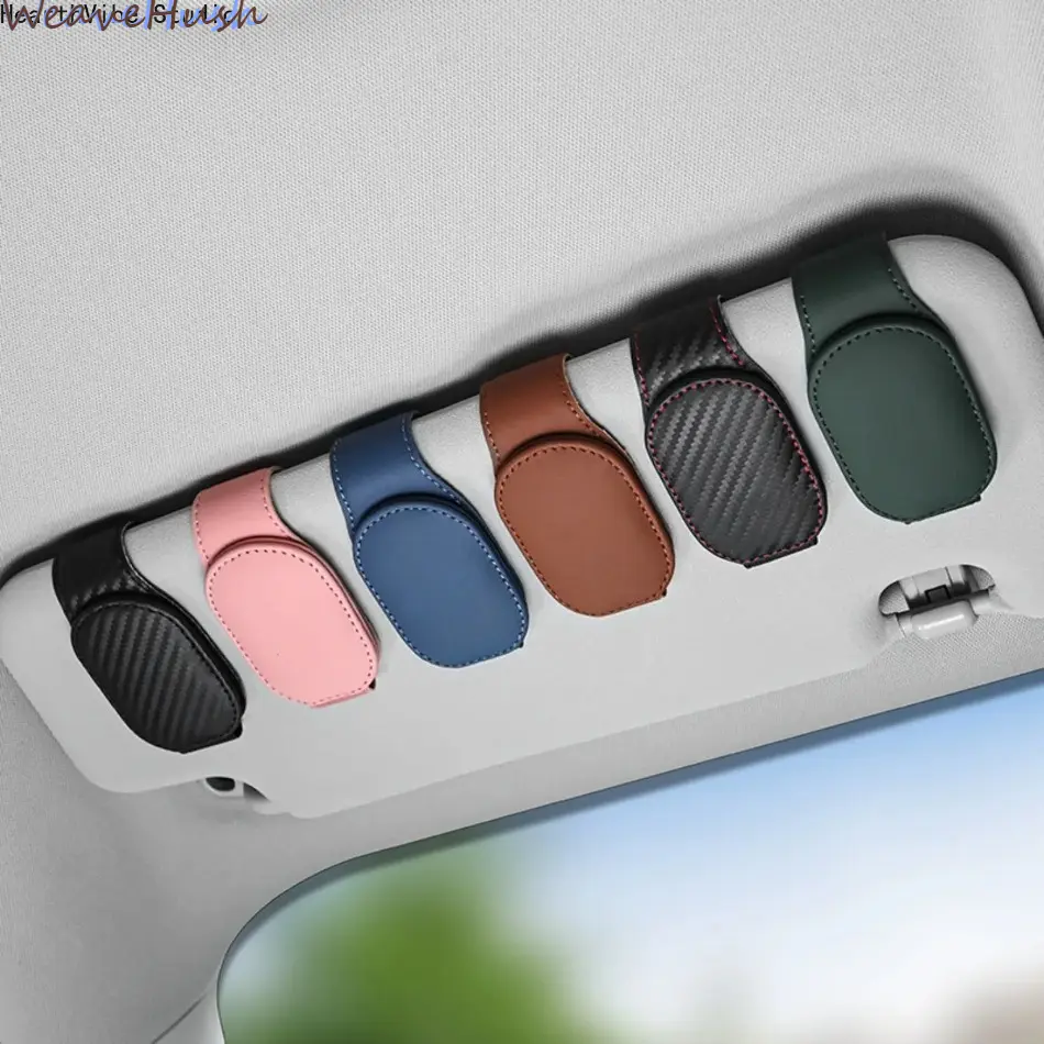 Multifunctional Car Sun‑Visor Storage Clip, Car Interior Storage Essentials, All-in-One Holder for Sunglasses Cards Tickets Receipts, Practical Clip-On Auto Organizer Accessory for Daily Driving
