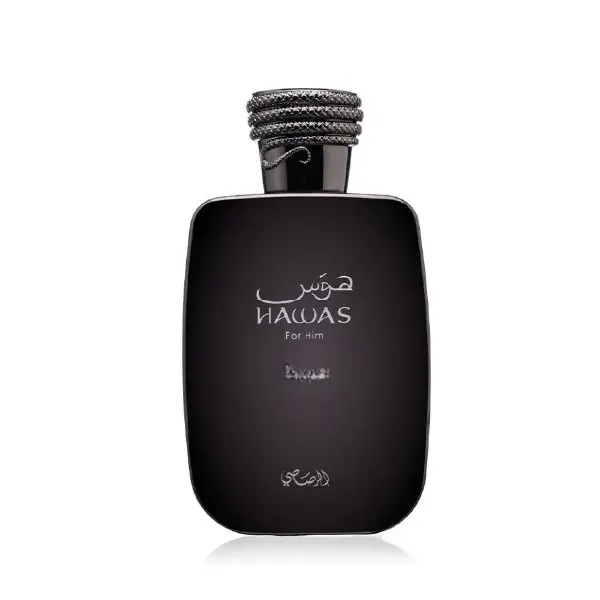 Men's Rasasi Hawas Kobra Eau de Parfum - 3.4 fl oz, Long-Lasting Woody Spicy Scent, Evenings Out Use, Single Bottle