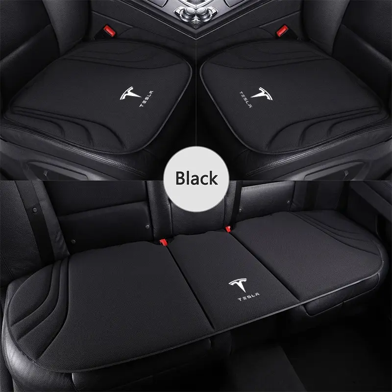 Car Seat Cushion Protector Universal Breathable Seat Cover Mat For Tesla Model 3 Model X Model S Model Y Juniper 2023 Roadster
