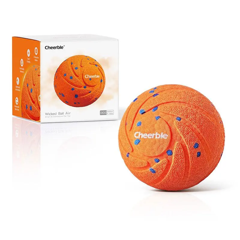 Cheerble Smart Interactive Dog Toy, Automatic Moving Bouncing and Rotating Ball, Active Rolling Ball for Medium and Large Dogs