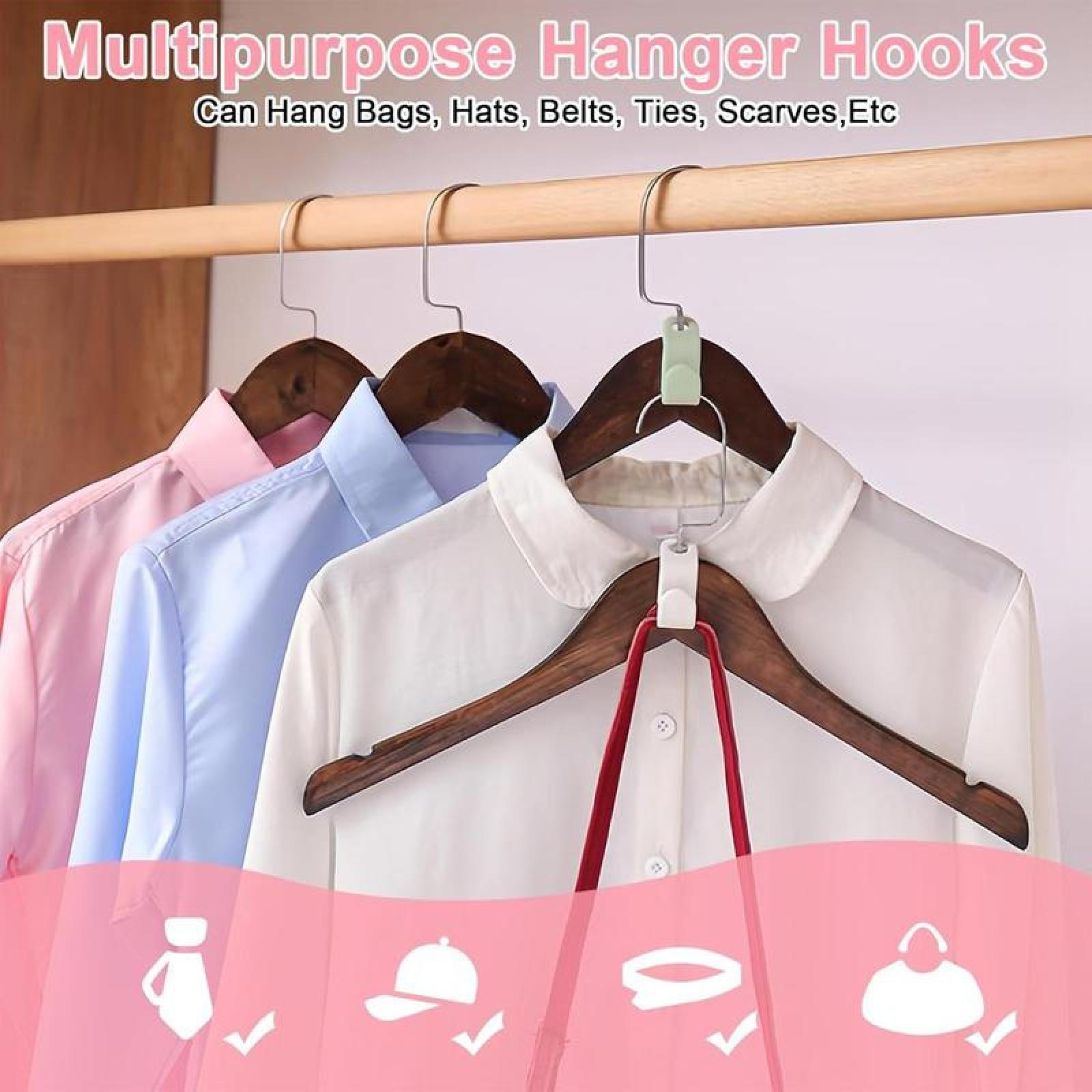Hanger Connector Hooks,30/100 Counts Set Space Saving Clothes Hanger Extender Hooks,Multicolor Closet Organizer Hanger Clips.SENSIOHOME. Hanger Connector Hooks,30/100 Counts Set Space Saving Clothes Hanger Extender Hooks,Multicolor Closet Organizer Hanger Clips.SENSIOHOME.
