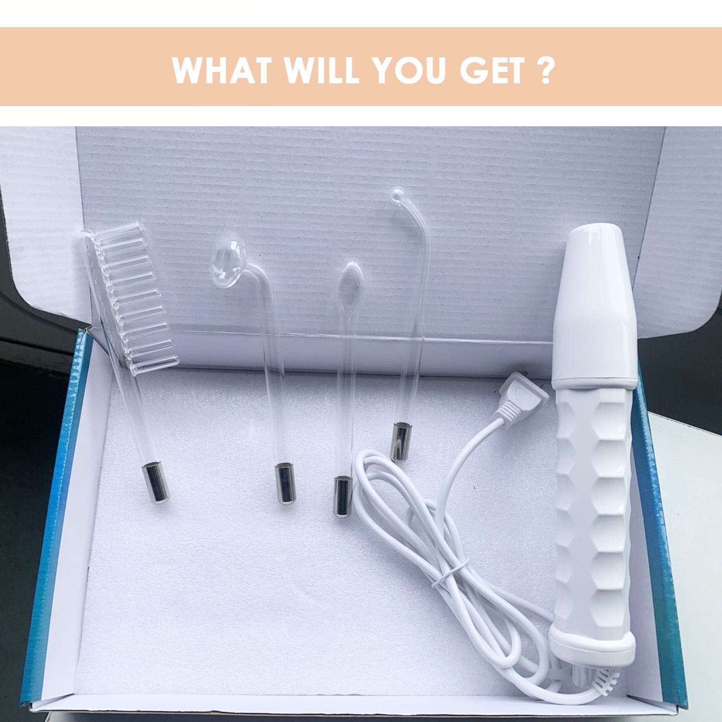 US Plug 4-in-1 Facial Beauty Device, Multi-Function Facial Care Tool, Facial, Head, Arm, Body Care for Various Treatments, US Plug, Home Handheld Facial Beauty Tool