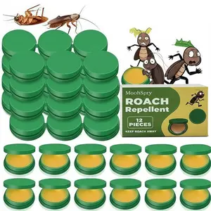 MoonSpry Household Pest Control & Cleaning Set - Powerful Cockroach Gel Bait, Rodent Repellent Pouches, Multi-Surface Microfiber Floor Mop for Indoor Use (Home Kitchen, Dormitory) | Rat, Cockroach Repellent, Insect Control Solution