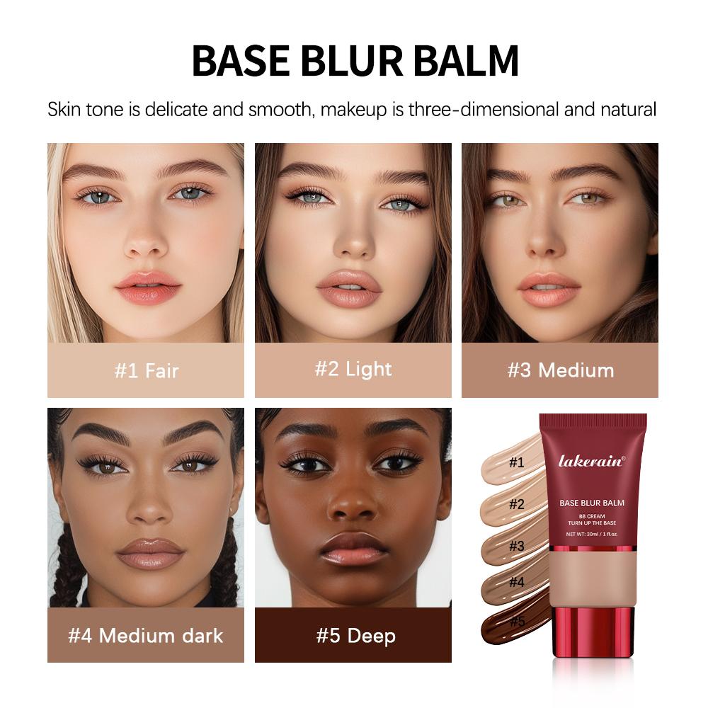 Long Lasting Base Blur Balm, 1 Count Lightweight Concealer Foundation, Makeup Cream, Facial Makeup Product, Daily Makeup, Cosmetic