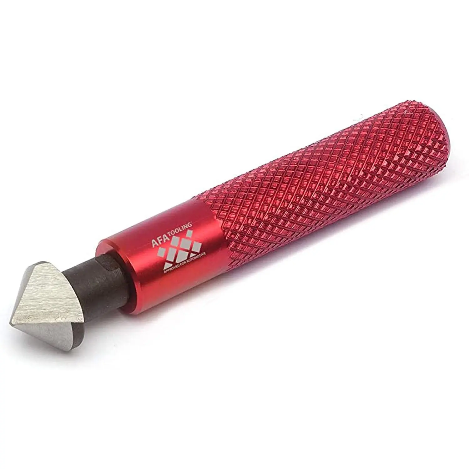 90- Countersink Hand Reamer, HRC64 HSS, Knurled Handle | Cleans drilled holes in pipe, metal, , copper, PVC,  and plastic; grip supports exact chamfering and  control