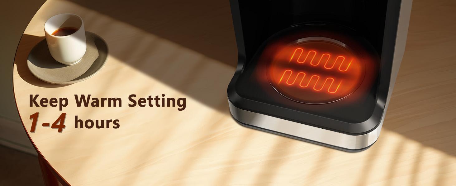 Kismile Coffee Maker, 14-Cup Programmable Drip Coffee Makers Machines with Timer, Reusable Filter & Keep Hot Plate, Auto Pause, Self-Cleaning, Stainless Steel Kismile Coffee Maker, 14-Cup Programmable Drip Coffee Makers Machines with Timer, Reusable Filter & Keep Hot Plate, Auto Pause, Self-Cleaning, Stainless Steel