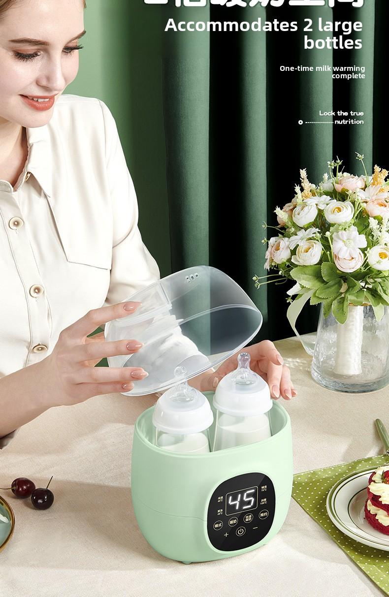 Newborn 2-in-1 bottle warmer for heating breast milk, baby bottle warmer, constant temperature milk warmer, sterilizer