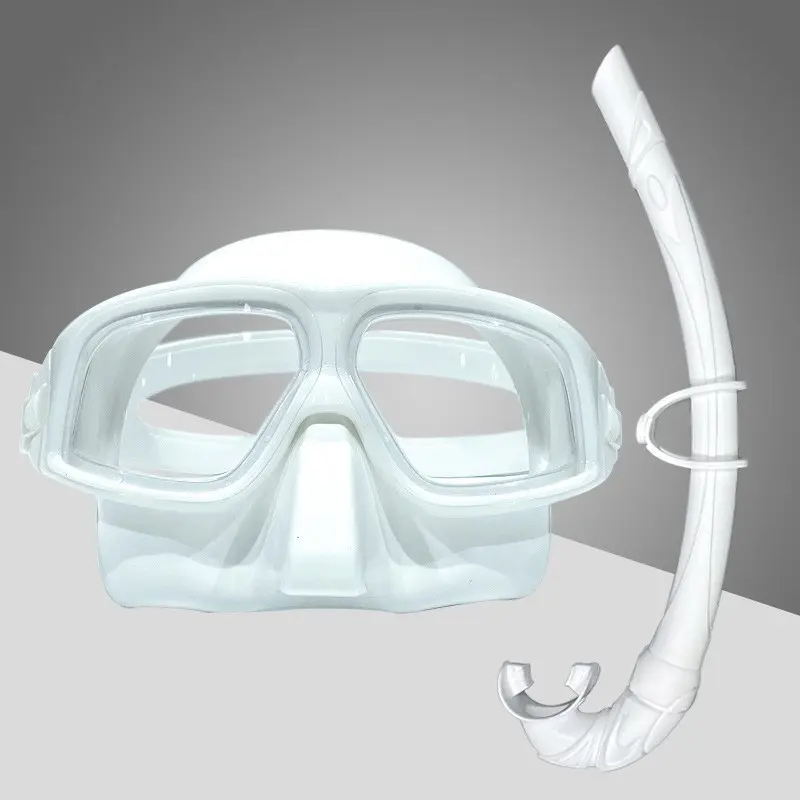 Scuba Mask Free Diving Snorkel Set, Wet Snorkel High-Definition Resin Lens, Scuba Gear Factory Direct Sale, Essential Dive Equipment