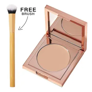 Maycheer Clay CC Cream Peach Tone Eye Concealer, Reduces Dark Circles, Dermatologist Recommended, Includes Mystery Brush Head