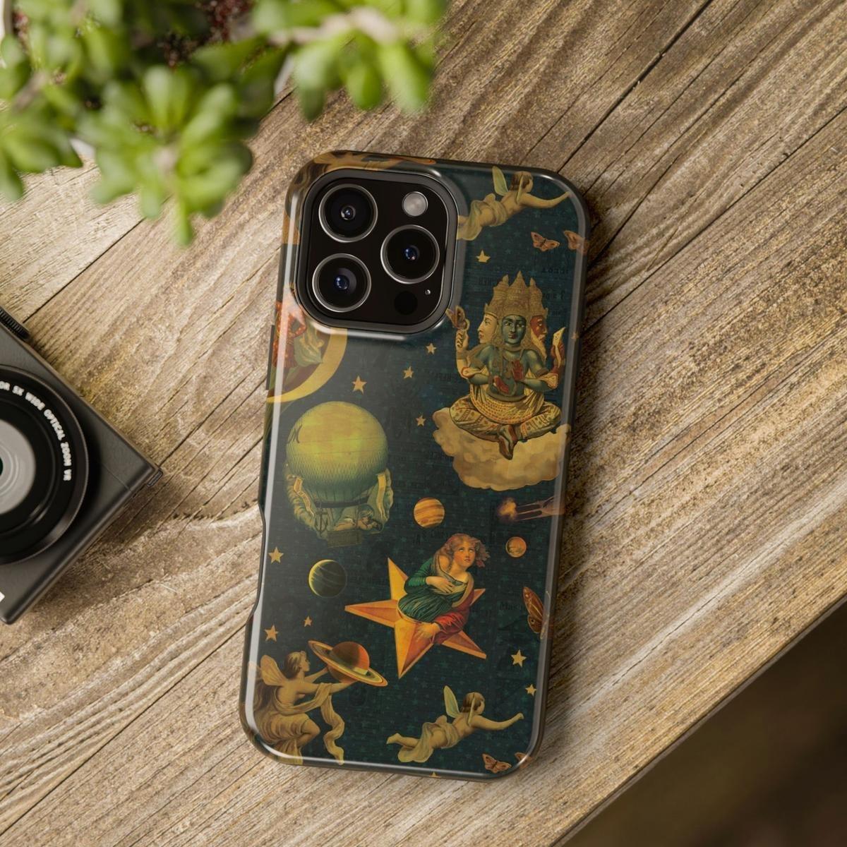 S-Smashing P-Pumpkins Phone Case 30th Anniversary – Mellon Collie, Siamese Dream & Adore Retro 90s Rock Album Art Cover Phone Case for iPhone ProMax Plus Air & SamsungS25 S24 S23 S22 Ultra, Unique gift options