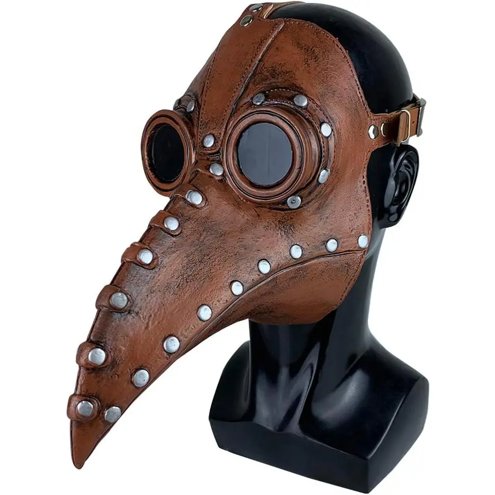 Doctor Bird Mask Long Nose Beak Cosplay Steampunk Halloween Costume Props Latex Material
