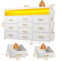 White-10 Drawer