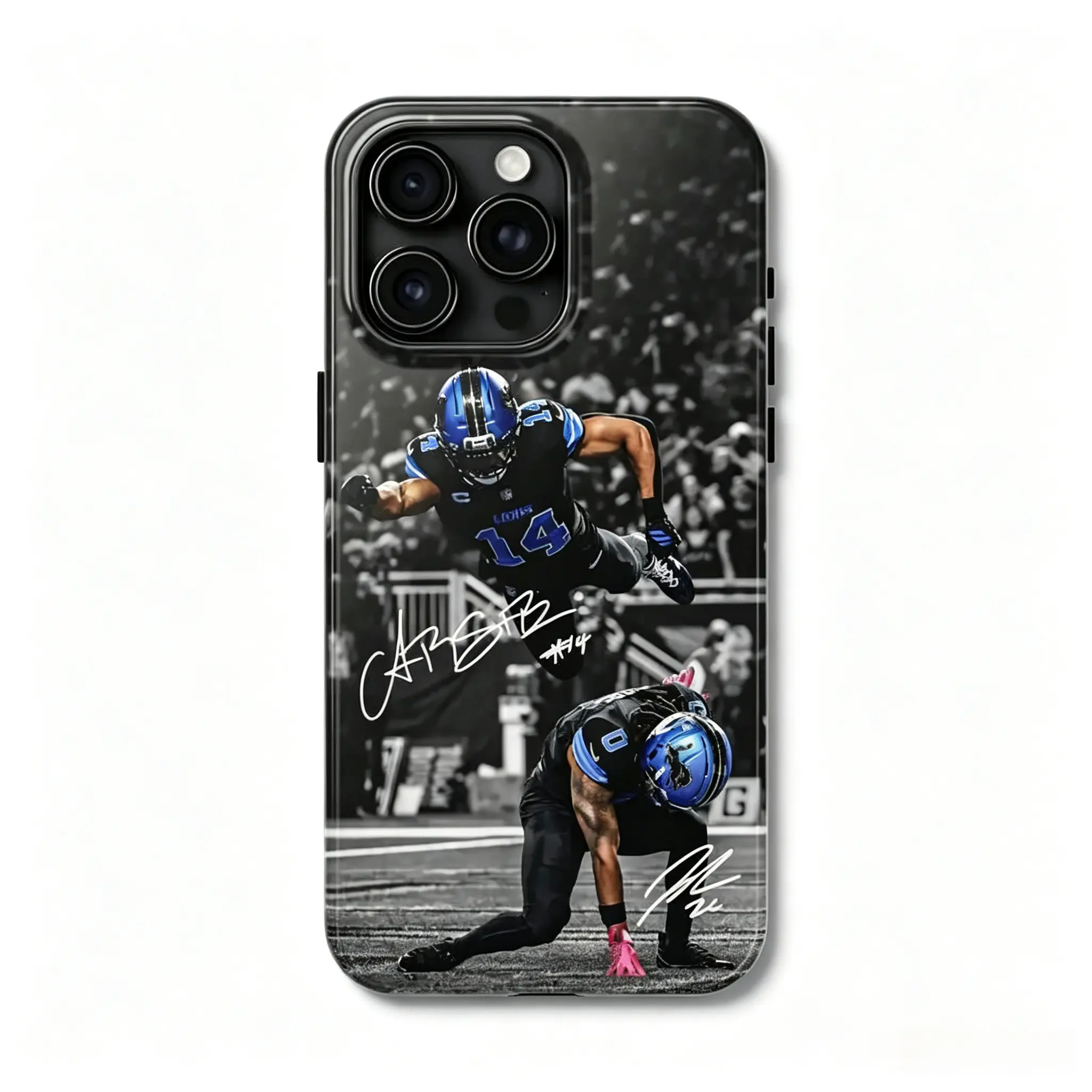Protective High-Detail Jahmyr & Amon Design Durable Phone Case, Multi-Model Compatible with iPhone 12-17 & Samsung S22-S26 Series, Ideal Holiday Gift for Close Friends