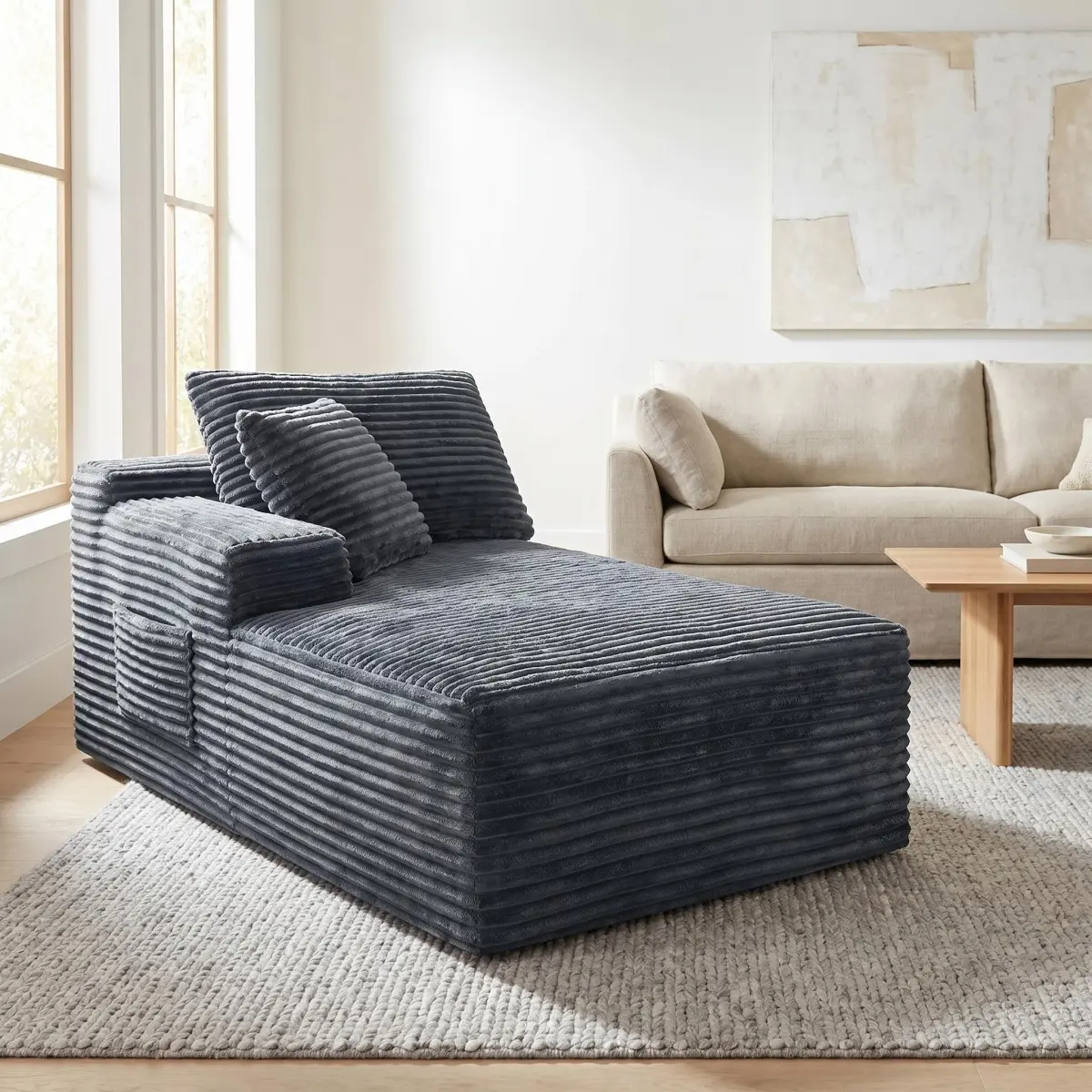 Gray + Left CHAISE