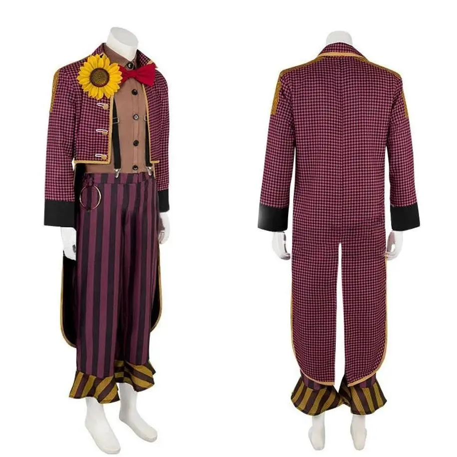 2025 Halloween Medieval Cloak Danny Johnson Clown Cosplay Costume DbD Horror Hooded Cape Robe Role Playing Costume Dead Daylight