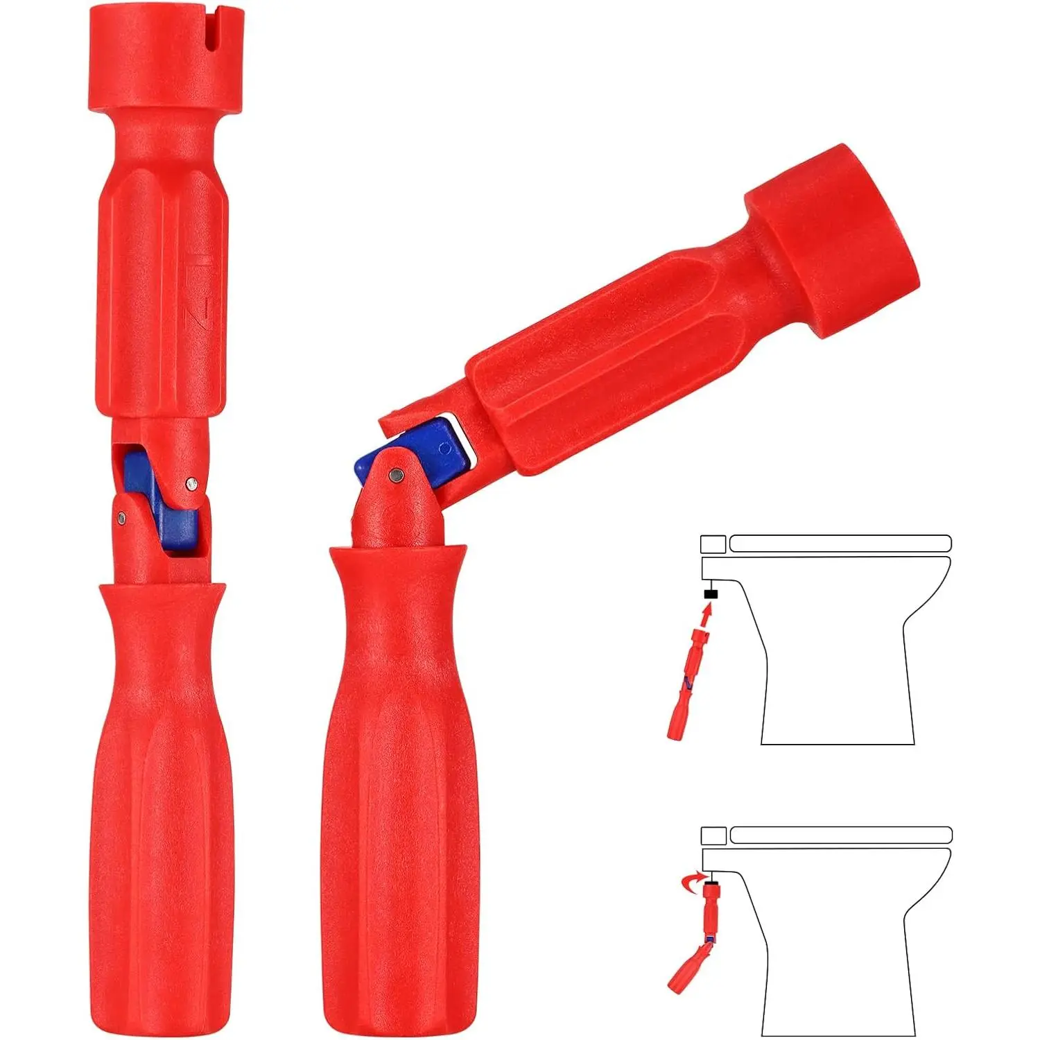 Toilet Seat Fitting Tool -  Toilet seat Installation Key, Toilet Seat Repair Wrench, 10/13/17mm Professional  Plastic High-Strength Installation Key (1 Pack)