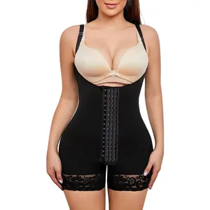 Instant Snatched Waist!Colombian Fajas Full Body Shapewear with Butt Lift & Hook Closure