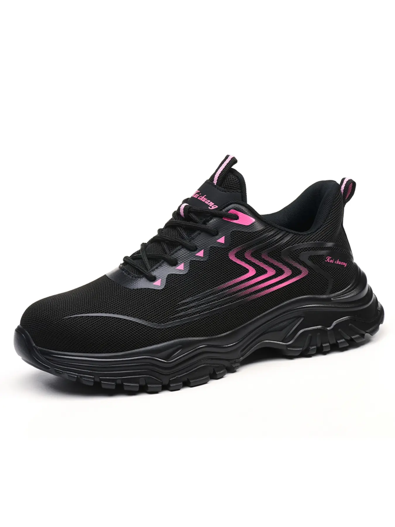 Women's Safety Work Shoes, Versatile Work Shoes, Fashionable Lightweight Breathable Anti-Puncture, Comfortable Casual Footwear for Daily Use