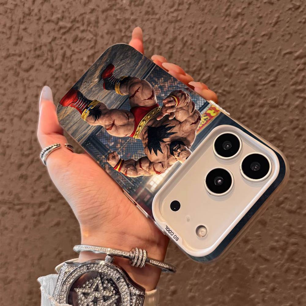 1PC Game character Z-Zangief  Phone Case for IPhone 17 Max 16 Pro Mobile Shell 14 13 15 Soft Shell