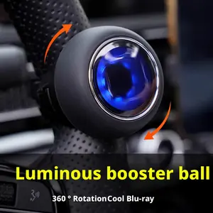 Force Feedback Racing Wheel  Car Steering Wheel Booster Ball Universal Saving Turning Spinner Knob Bearing Power Handle Holder Kit Car Accessories