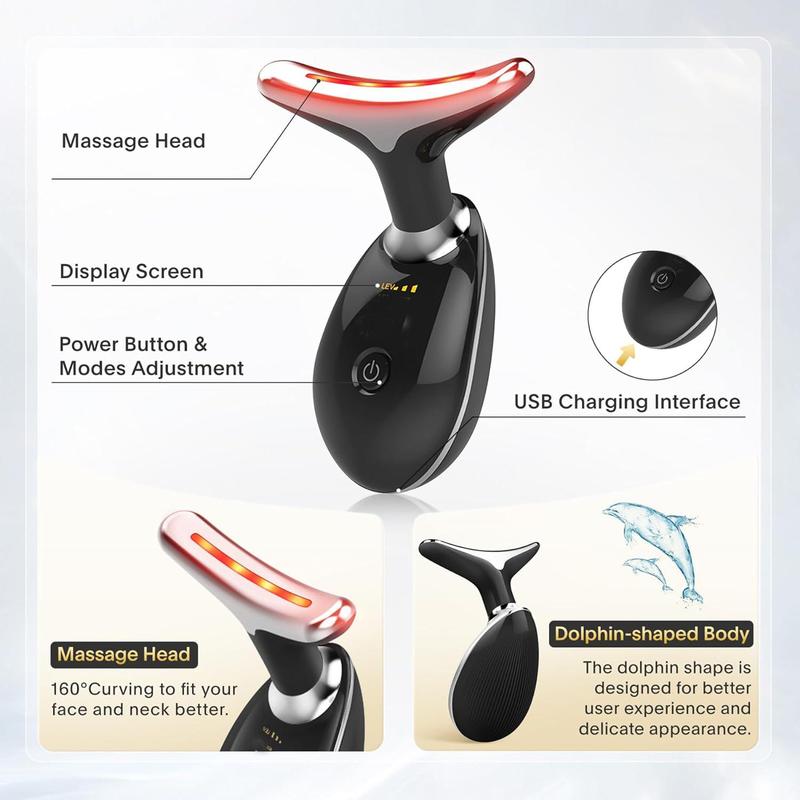 Facial and Neck Massage Tool, Suitable for Facial, Neck, and Leg Massage, for Women and Men, Anti Wrinkle, National Day Offers, Winter Gift, Valentine's Day Gift