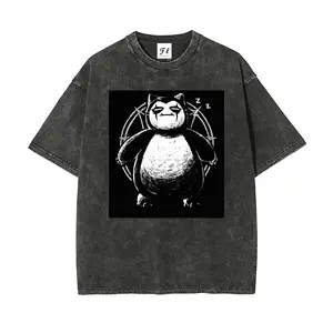 Unisex Graphict Washed T-Shirt Personalized Pattern Y2k Clothing Round Neck Washed T-Shirt,Women's Clothing 100% Cotton, Menswear, Top, Vintage Style,Summer Casual Oversized,summerwins,father'sdaygifts