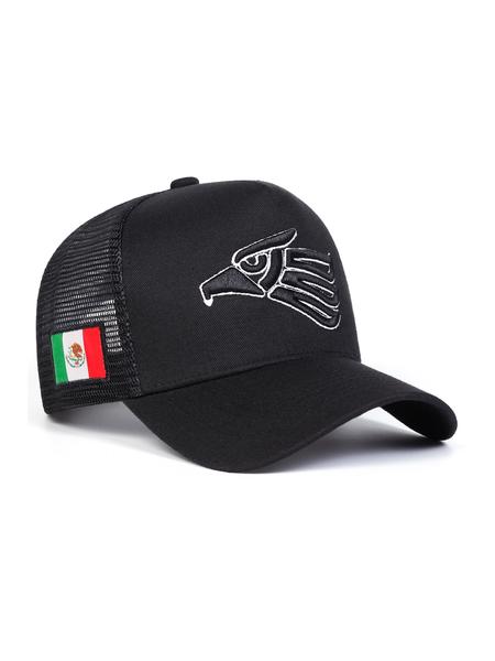 Mexican Eagle Design Baseball Cap, Graphic Trucker Hat, Adjustable Outdoor Sun Protection Hat, Casual Daily Use Unisex Cap for Men & Women