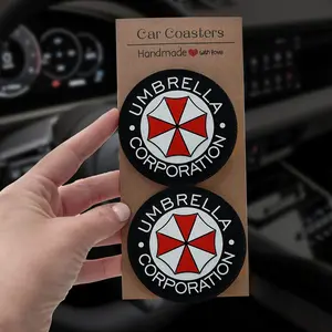 Funny Rubber Cup Mat, Non-Slip Heat Resistant Design, Perfect Gifts for Fans, Home Office Bar Decor, Ideal for Family Use