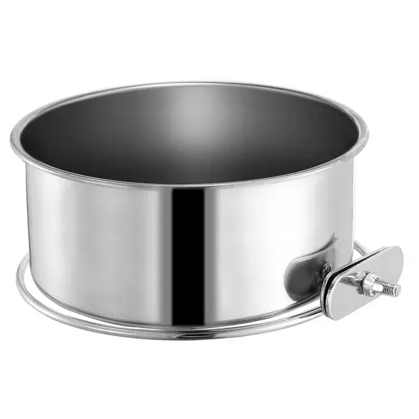 Detachable Pet Cage Food Water Bowl With Clamp Holder【  pet supplies  】